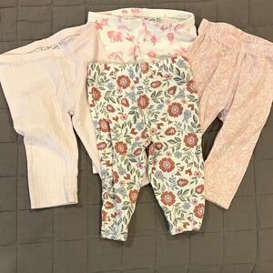 3-6mo Baby Girls Floral & Pink Leggings Janie & Jack and others